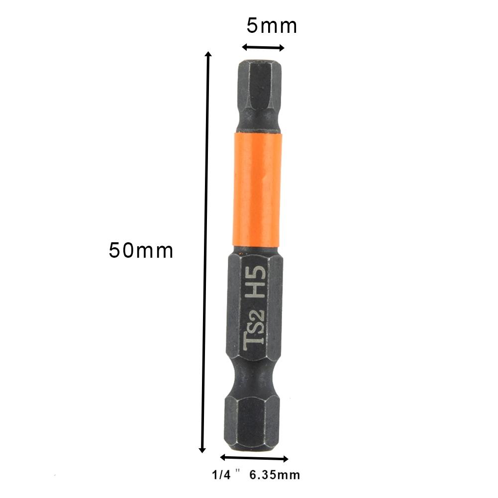 H1.5-H6 Screwdriver Hexagon Screwdriver Bit Magnetic Power Drill