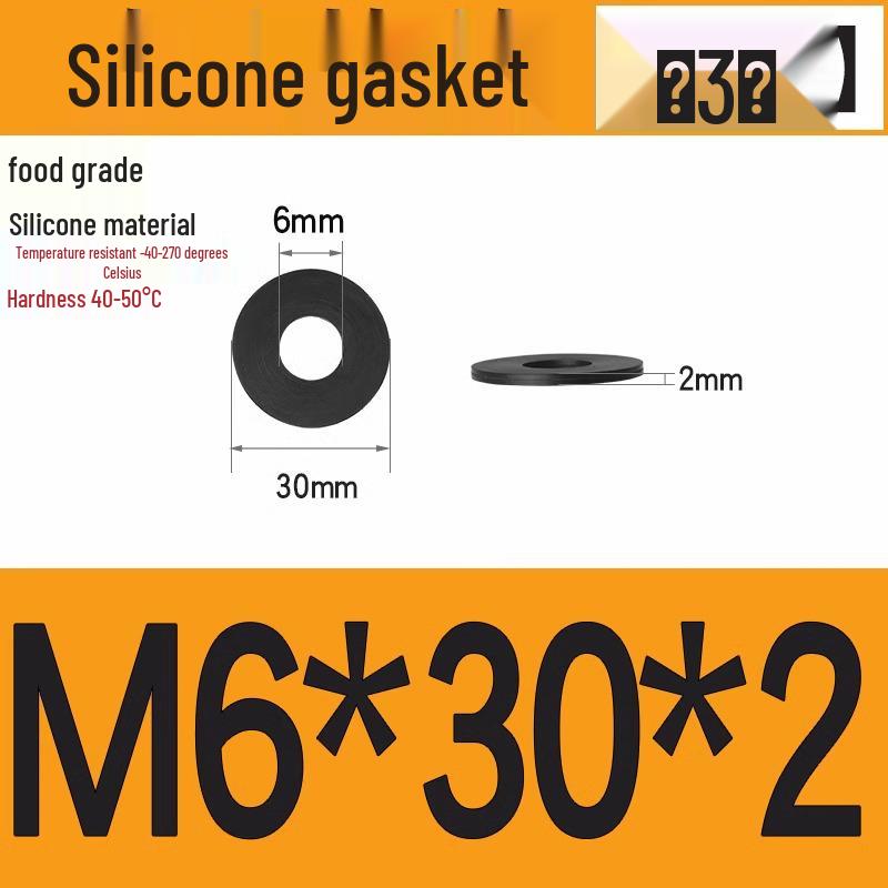 Silicone High-Temp Waterproof Gasket & Shock Absorbing Seal Pad