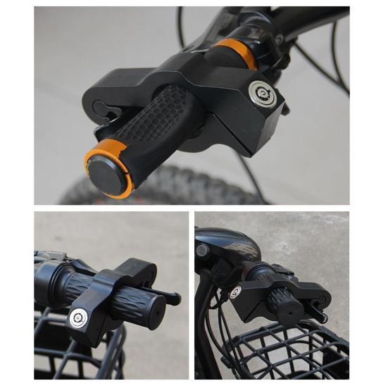 Handlebar Lock with Two Keys Heavy Duty Anti-Theft Adjustable Throttle Brake Lock Scooter Moped ATV Motorcycles Bikes Security Lock