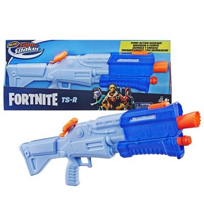 Hasbro Nerf Fortnite TS R Super Soaker Water Blaster Fortnite Water Gun Genuine Product E6876 Water Gun for Children Adults Super Powerful Flying