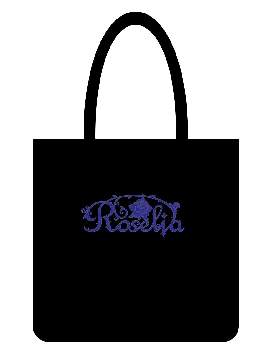 

Roselia Tote Bag Blue Glitter