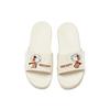 SNOOPY x Anta Life Collection Breathable Slide Slippers Men's White Yellow 912126993-4