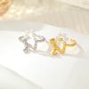 Banyan Tree S925 Silver Teardrop Pearl Ring - Irregular Retro Design, Unique Open Fit for Women