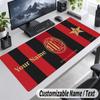 AC Milan Personalized Large Mouse Pad Custom Name Text Extended Desk Mat Gaming Mousepad