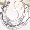 Korean Cat Eye Crystal Beaded Phone Chain & Crossbody Lanyard