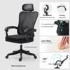 Ergonomic Reclining Office Chair for Extended Comfort – Ideal for Home or Dormitory