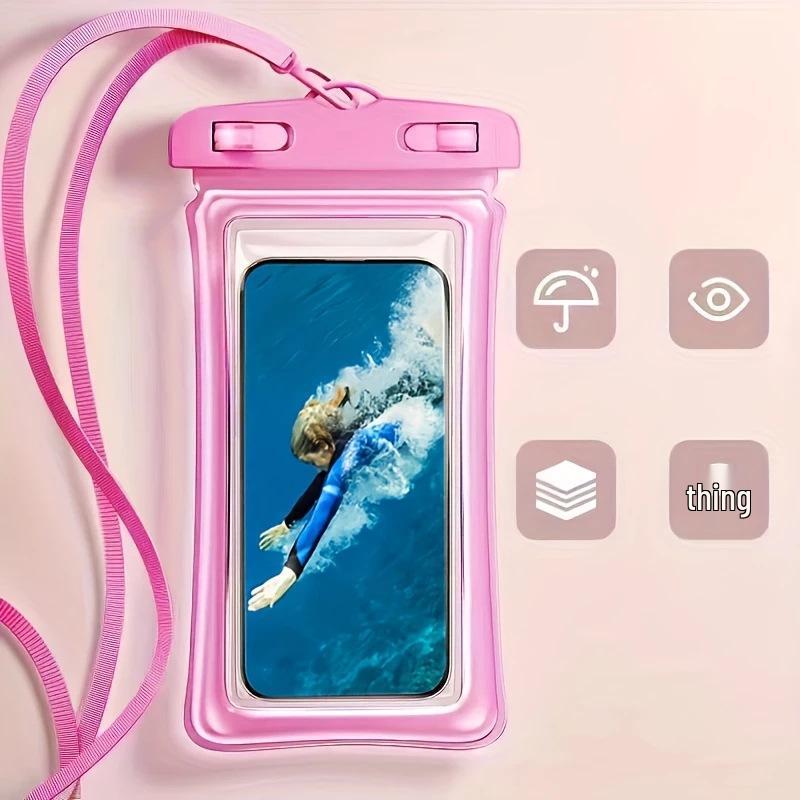 8-Level Waterproof Touchscreen Phone Pouch - Protective Cover for Swimming & Rafting
