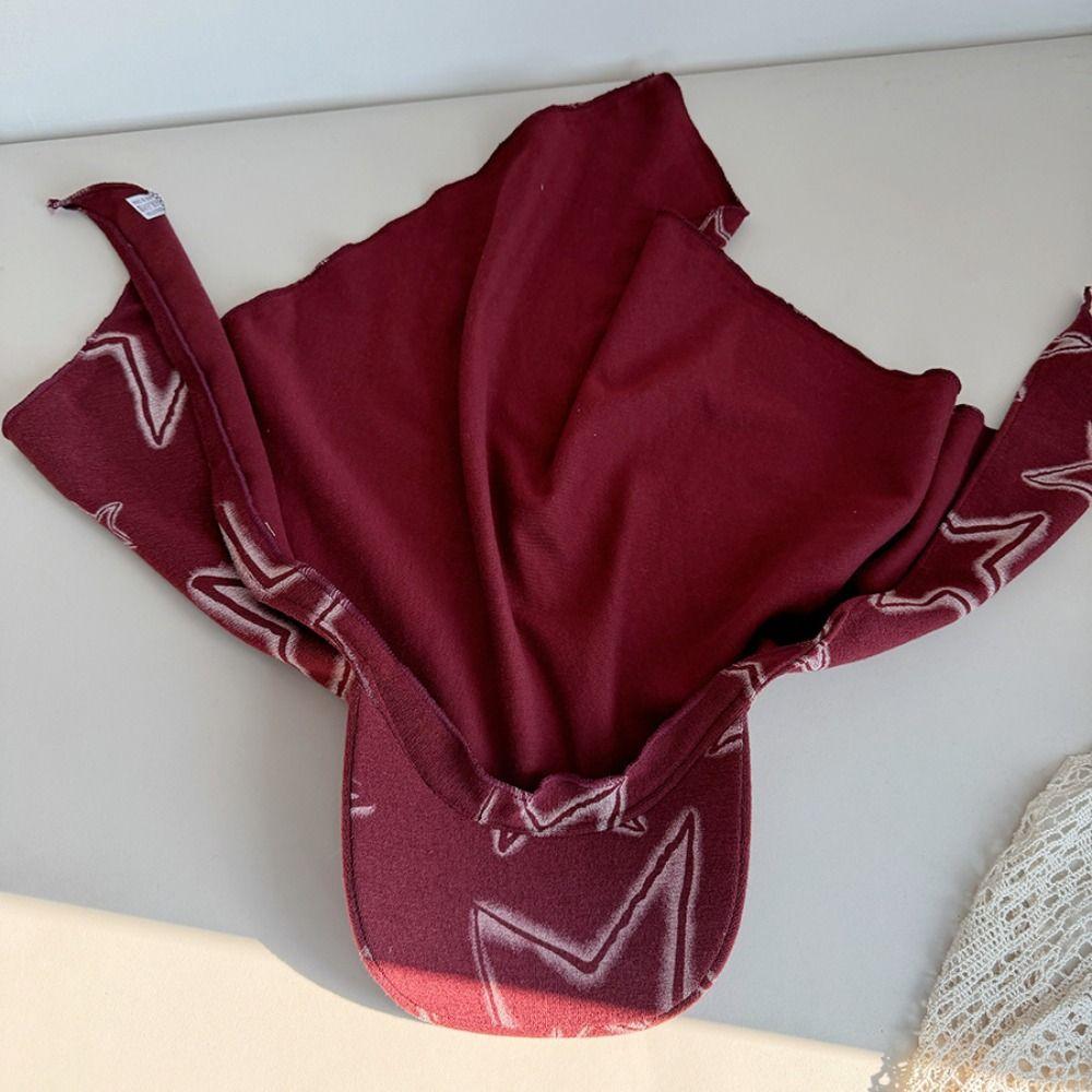 Pentagram Scarf Baseball Cap Korean Style Strappy Scarf Hat Portable Letter Headscarf Hat Girl