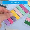 2000-4200Pcs Index Tabs with Binder Ruler Sticky Note Colorful Index Labels for Planner Notebook Calendar Laptop