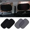 MOBIDEA  2PCS Car Electrostatic Sunshade UV Protector Self Adhesive Car Side Window Mesh Sun Visor Summer Protection Film 50x30