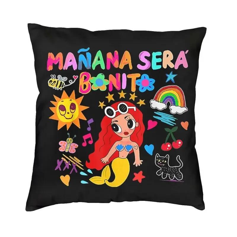 Manana Sera Bonito Karol G Pillow Case Home Decoration Nordic Cushion Cover Square Pillowcase