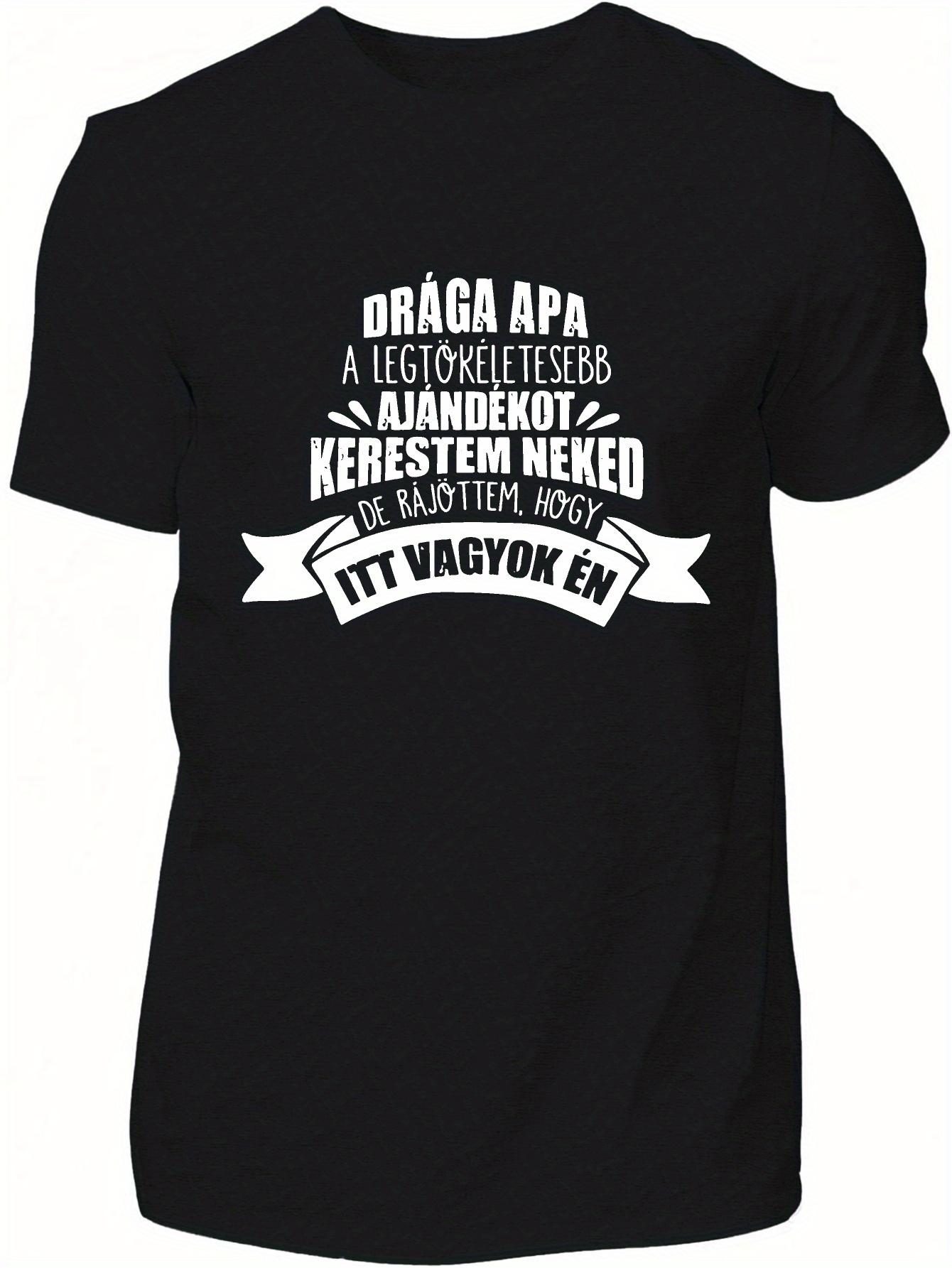 Introducing New Unisex T-Shirts with Hungarian Phrases - Featuring Funny Slogans L