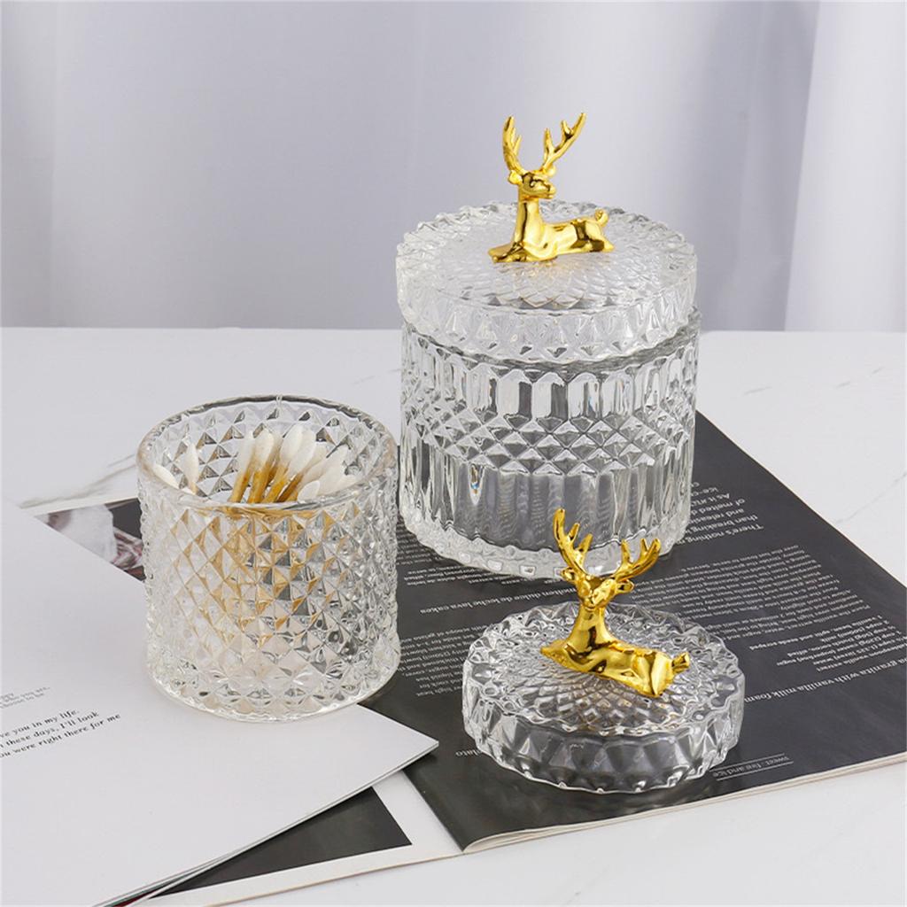 Metal Alloy Lying Deer Crafts