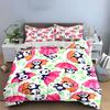 Cute Panda with Colorful Umbrellas Bedding Duvet Cover Set Duvet Cover Pillowcases  (1*Duvet Cover 2*Pillowcases, without duvet insert)
