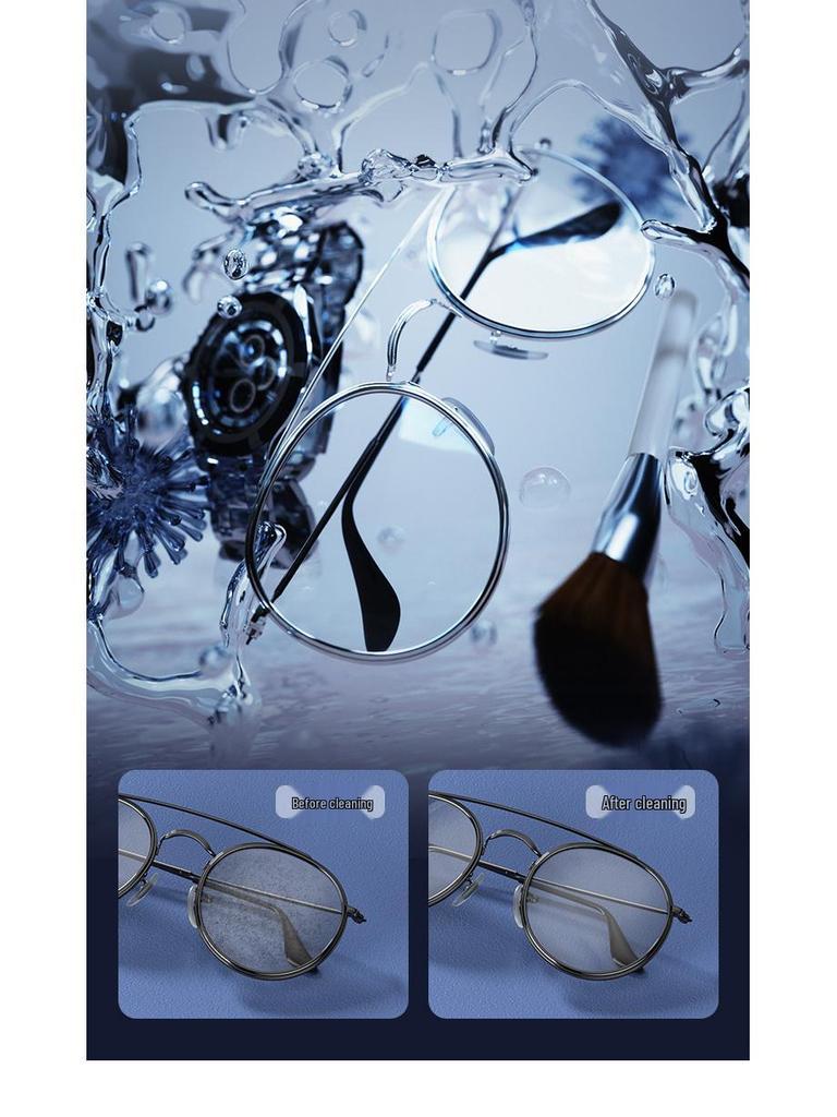 Ultrasonic Glasses, Lens & Jewelry Cleaner for Home