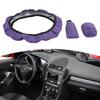 Gear Shift 3PCS Cover Steering Wheel Interior Leopard Print