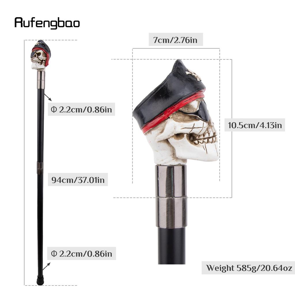 Pink White Resin Skull Head Walking Cane Fashion Decorative Steel Walking Stick Gentleman Elegant Cosplay Cane Knob Crosier 94cm