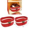 Cherry Small Basket Storage Bin With Cotton Material For Living Room Organizing And Toy Storage