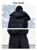 New Unisex Long Ankle-Length Winter Jacket - Loose Fit, Warm, Korean-Style