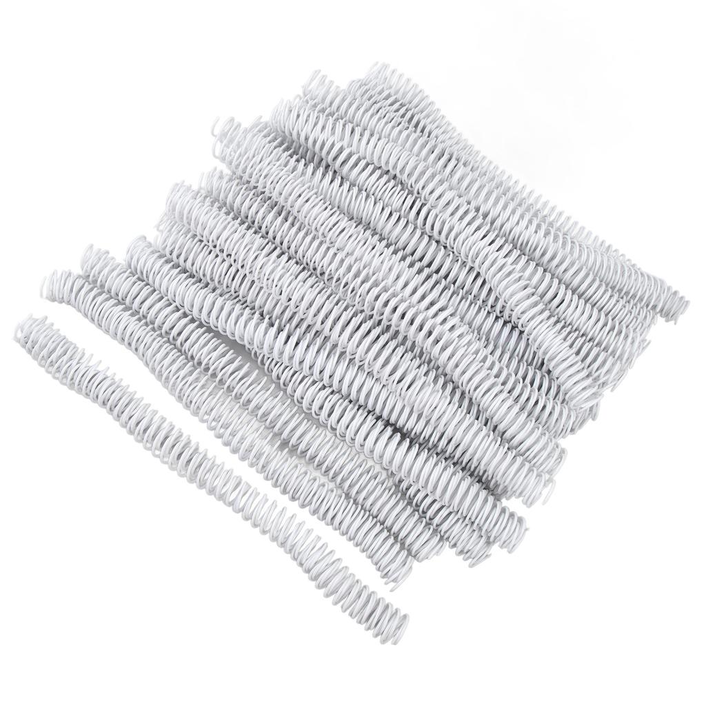 100PCS Spiral Binding Coils 16mm Diameter 48 Teeth 4:1 Combs Spines for Paper