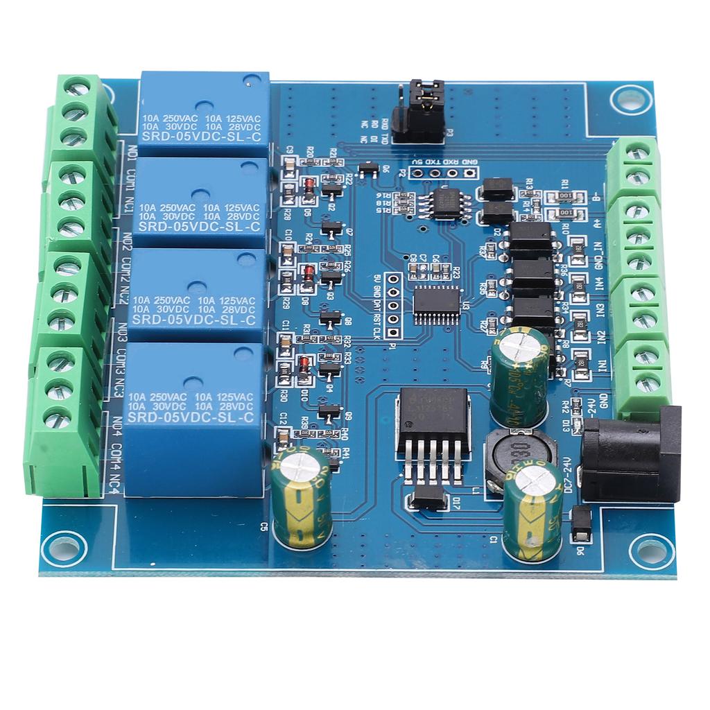Relay Module 4 Channel Switch Input and Output Circuit Control Board Component DC 7 24V
