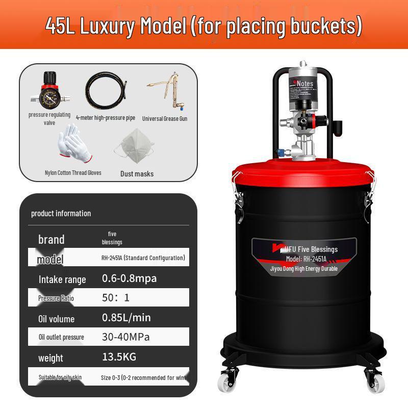 Fully Automatic Pneumatic High-Pressure Grease Injector and Buttering Tool (New Model)