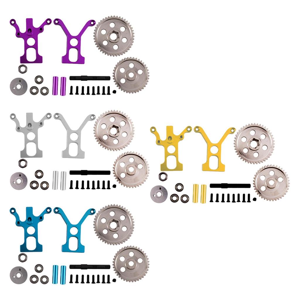 Metal 0207 Reducer Transmission Assembly kit suitable for HSP 94102 94122 1:10 Scale RC /-Road Car Spare Parts Accs