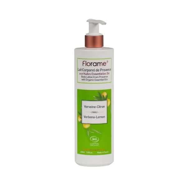 Lait Corporel - Florame - Verveine Citron - 400ml - Sans Parabène - Hydratant