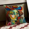 PPicasso Art Cushion Cover Reversible Soft Durable Pillow Cover Home  Car MultiScene Use for Daily Comfort
