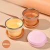 200ml Capacity Portable Folding Cup Easy To Clean With Lid Foldable Drinking Cup Heat-resistant with Lanyard