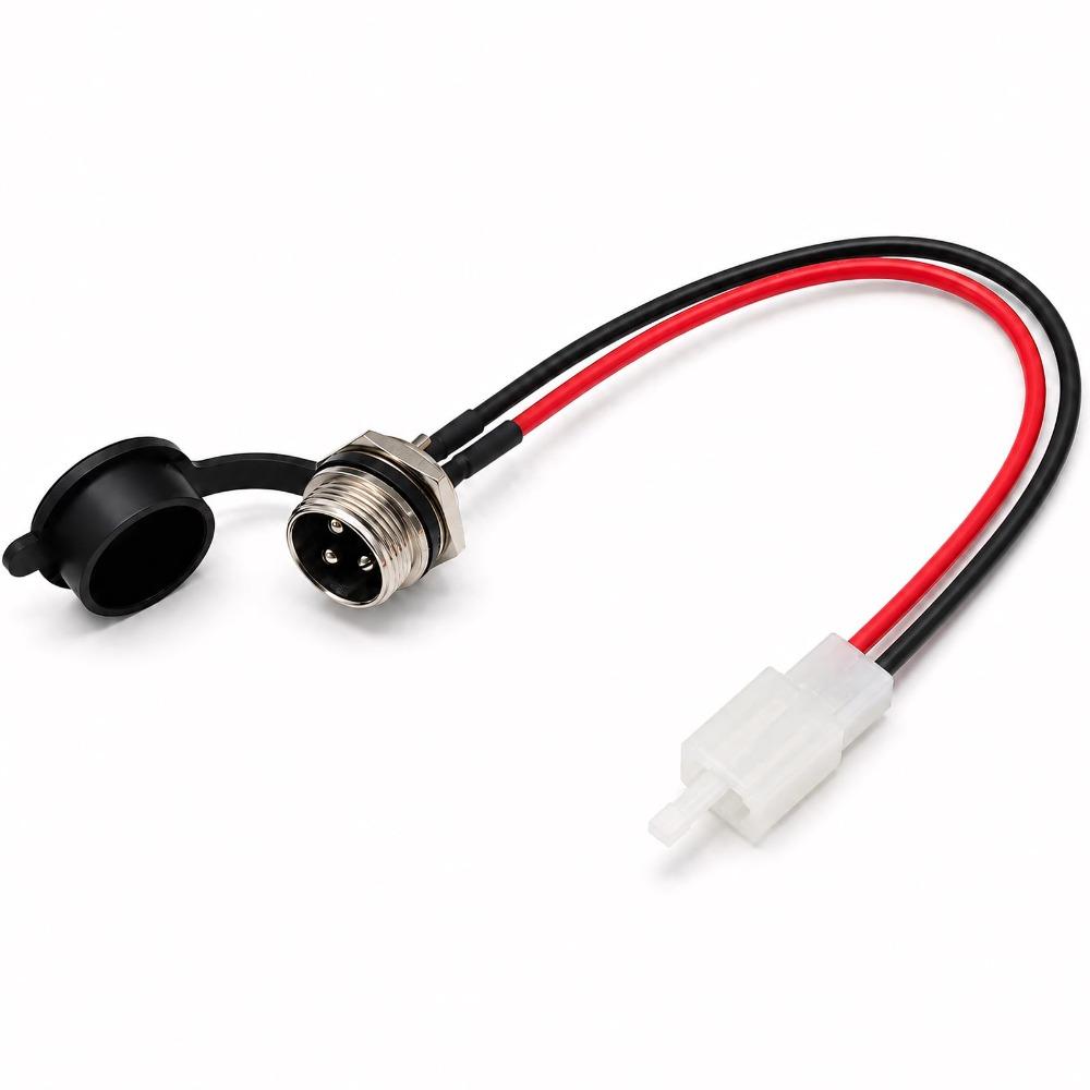 17AWG Draad Scooter Oplader Poort Laadcontact voor Razor MX350 MX400 SX350 E100 E200 E300 E-Bike