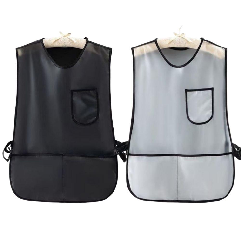 

Waterproof Cooking Apron TPU Work Uniform New Working Overalls Home Accessories чорний