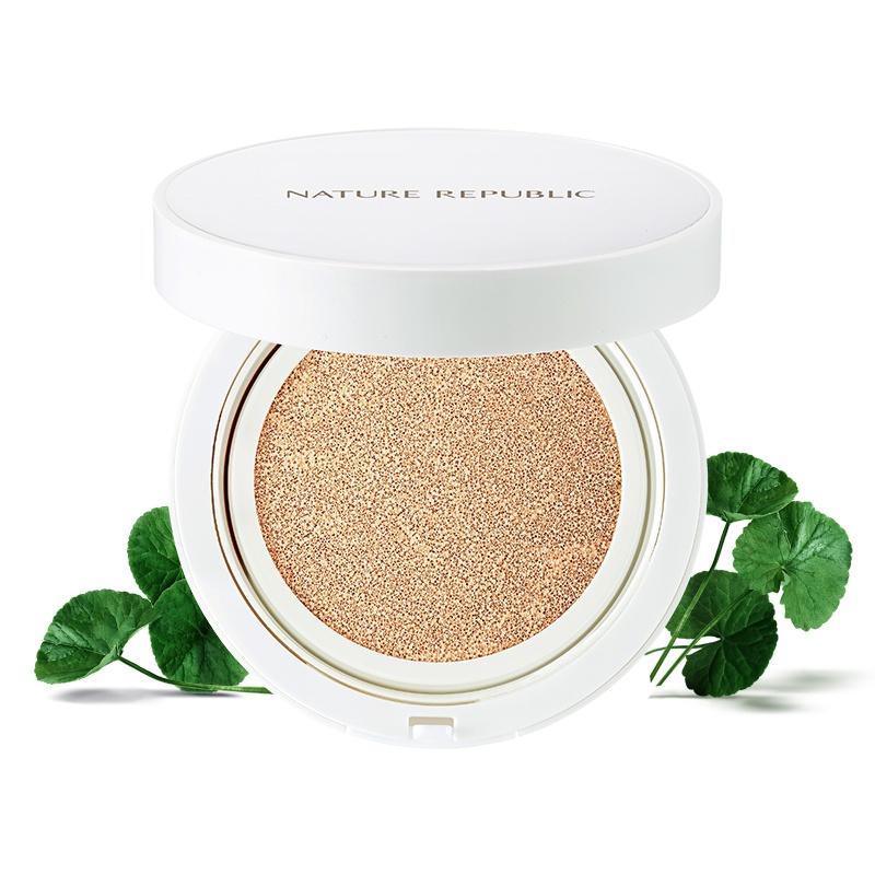 

[Nature Republic] Green Derma Mild Cica Serum Cover Cushion SPF50+ PA+++ 14г