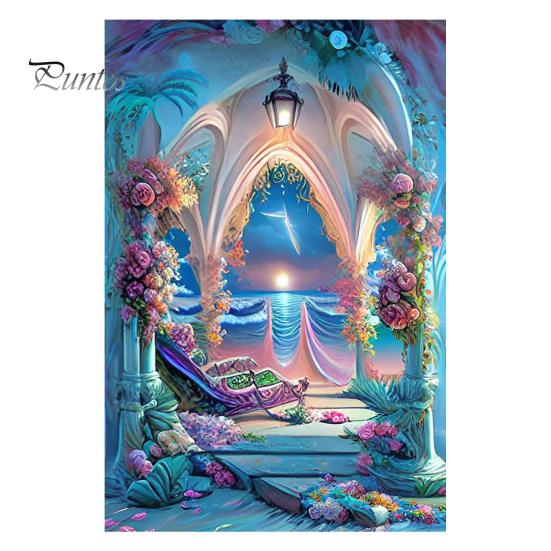 

5D Алмазный художественный комплект Поезд Узор Пейзаж Повысьте творческий потенциал Уменьшите стресс с изысканными стразами Вышивка Мозаика Вышивка крестиком Украшение дома E