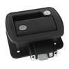 RV Door Lock IP67 Waterproof High Strength Black Paddle Entry Door Latch for Trailer Camper