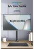 Verstellbarer LCD-Monitorständer mit teleskopischem Schwenkarm und Schreibtischklemme