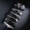 Wedding 1 Piece Silver Metal Gifts for Men Tie Clip Glasses Shape Necktie Clips Pin Jewelry