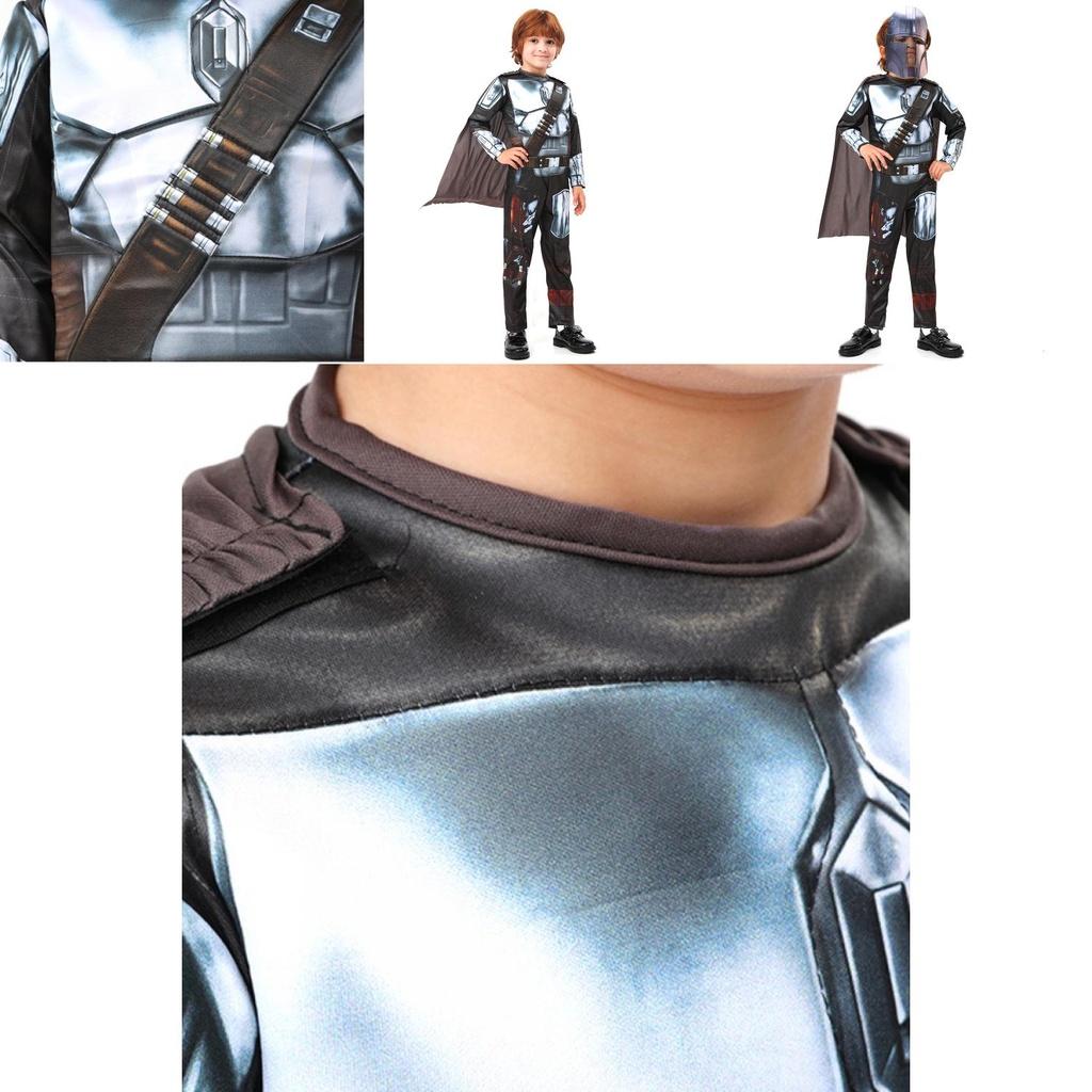 Galactic Bounty Hunter Mandalorian Costume For Kids Halloween Cosplay Outfit