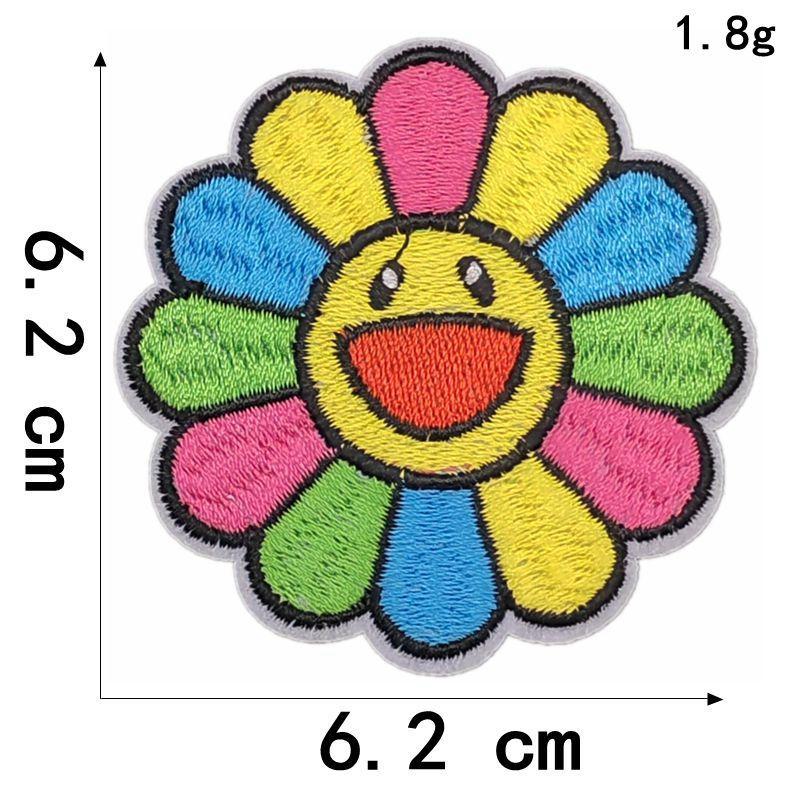 1 Set Embroidered Patches Iron On Cartoon Stickers DIY Garments Backpack Appliques Sewing Badge Patch