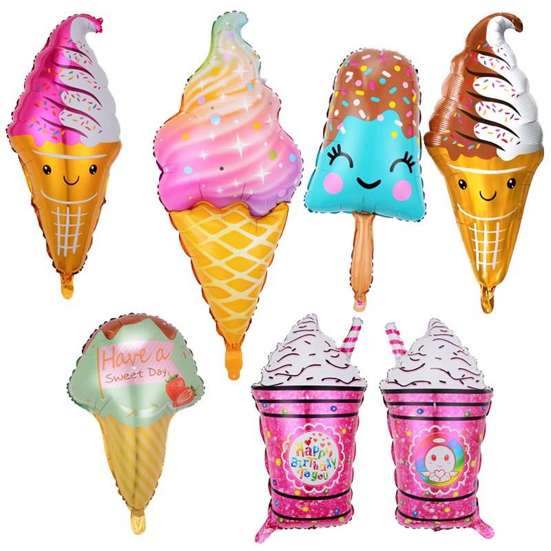 Ice Cream Cone Popsicle Balloon - Summer Party Decoration