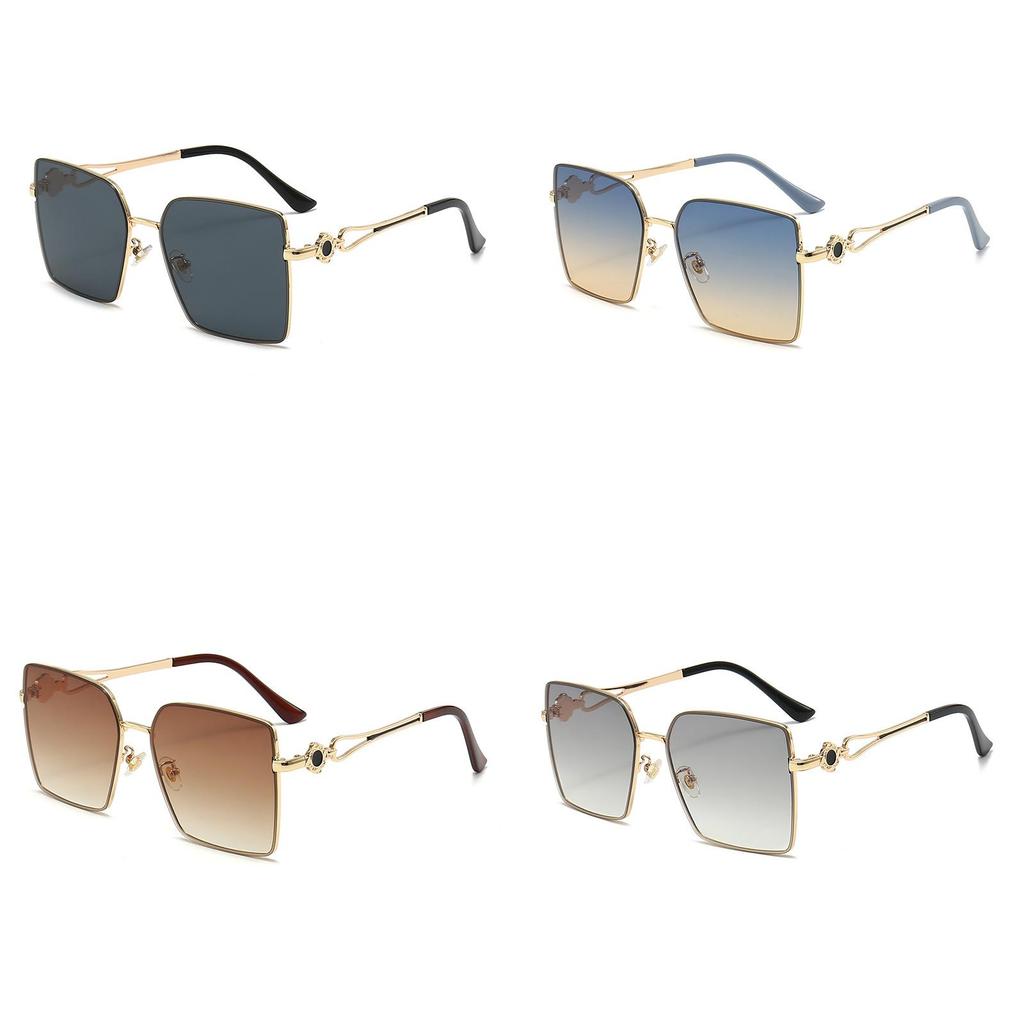 Stylish Stryle Square Frame Sunglasses For Women Summer Outdoor Protection Sun