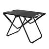 Portable Folding Table Lightweight Heavy Duty Metal Frame Fold-in-Half Desk Outdoor Camping Hiking Backpacking BBQ Tactical Collapsible Table