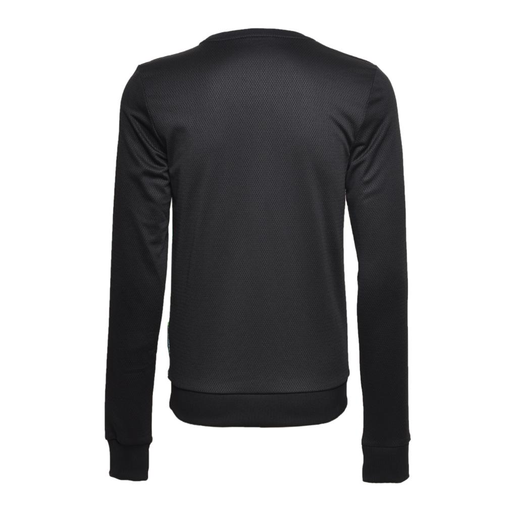 Adidas Neo Lifestyle Series Pattern Printed Crew Neck Pullover Long Sleeve Sweatshirt Men sweatshirt Black BK8021