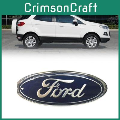 Οβάλ μάσκα λογότυπου Ford Έμβλημα αυτοκινήτου Αυτοκόλλητο με υλικό ABS Μπροστινό σήμα Πίσω