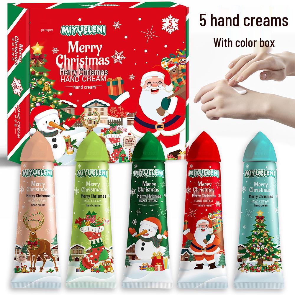 Mi Yue Le Ni Christmas Ice Cream Hand Cream 30g - Hydrating, Non-Greasy, Moisturizing, Refreshing Cone