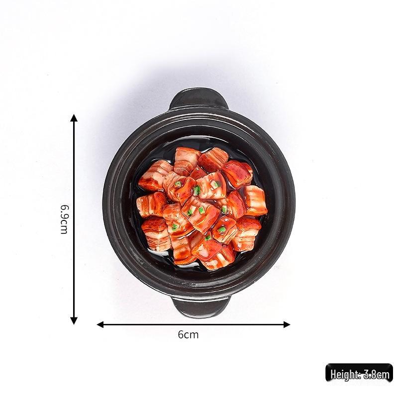 3D Стереоскопический Магнит на Холодильник с Местными Закусками, Креативная Имитационная Наклейка