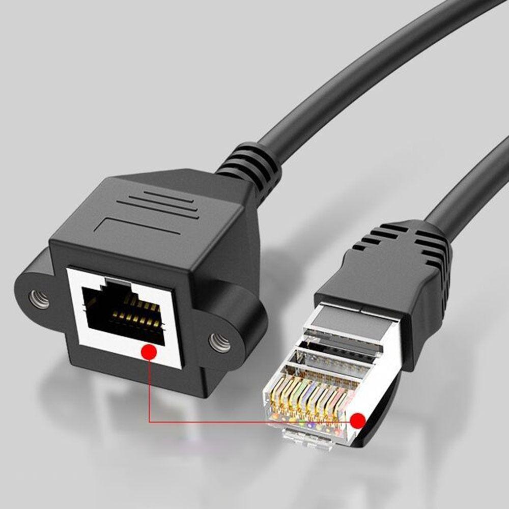 CAT5 Ethernet Extender 8Pin Male to Female LAN Network Extender RJ45 Cable  Network Extension