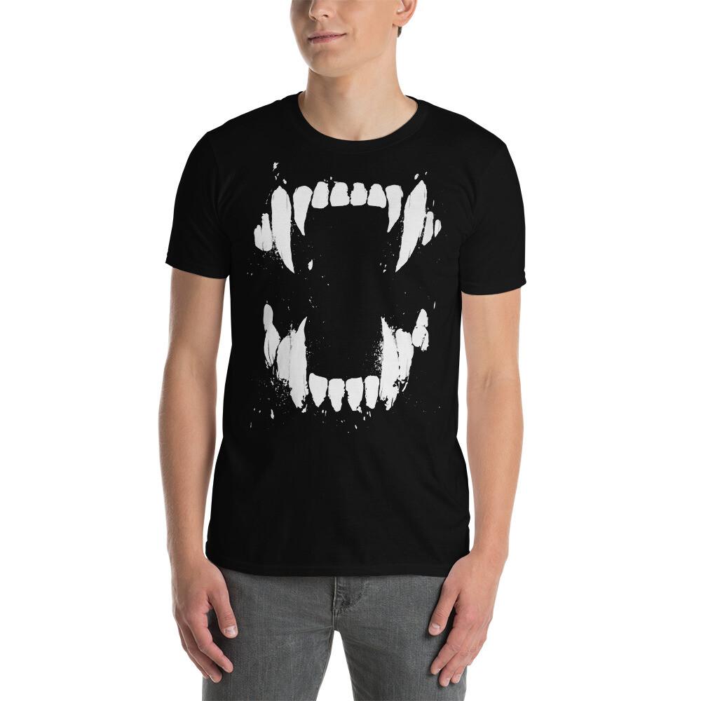 Horror Vampire Teeth Gothic Halloween Goth Short-Sleeve Unisex T-Shirt