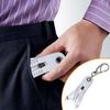 Nut and Bolt Thread Gauge Identifier Portable Precise Thread Size Checker Keychain Inch and Metric Quick Hand Measuring Tool