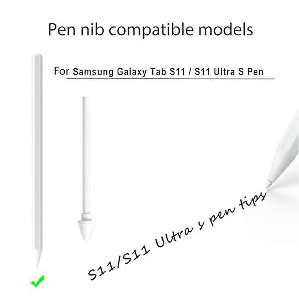 10PCS Stylus Pen Nibs Replace for Samsung Galaxy Tab S11/S11 Ultra Stylus with Pen Clip Less